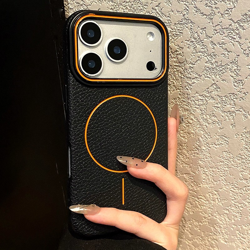 หรูหราแม่เหล็ก Matte พร้อมผู้ถือเคสโทรศัพท์สําหรับ iPhone 11 12 13 14 15 16 17 Pro Max Air Plus กันชนกลับกรณีฝาครอบ