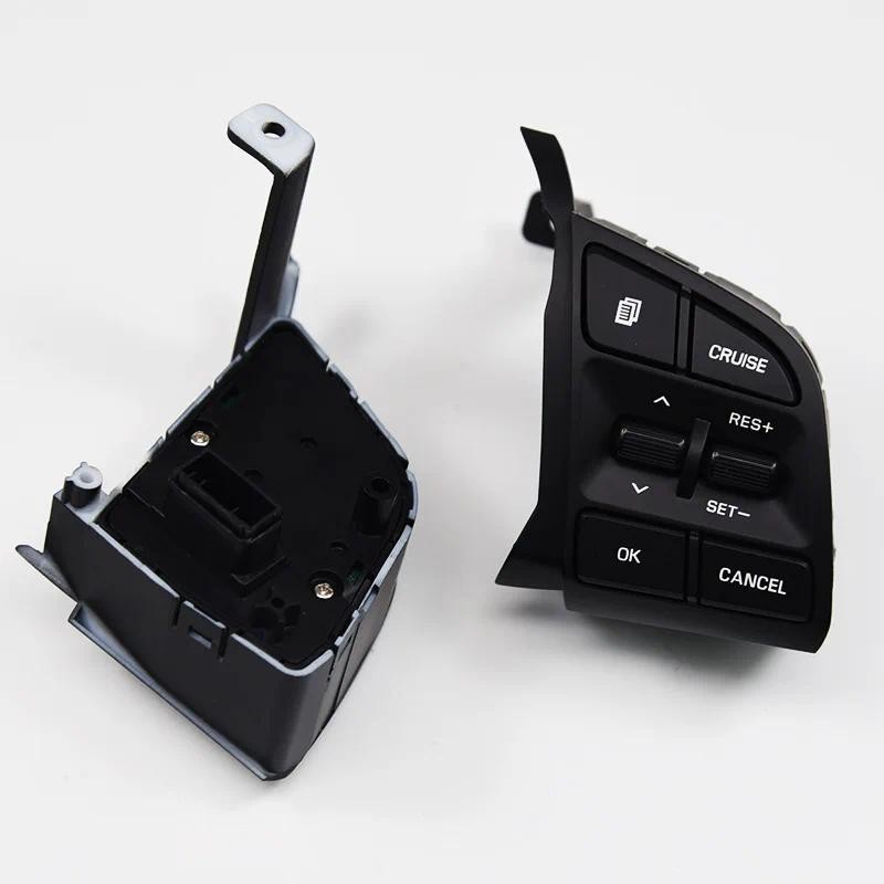 พวงมาลัยCruiseปุ่มควบคุมปุ่มสวิทช์ 96720D3200 สําหรับHyundai Tucson IX35 2015 2016 2017 2018 2019 1.