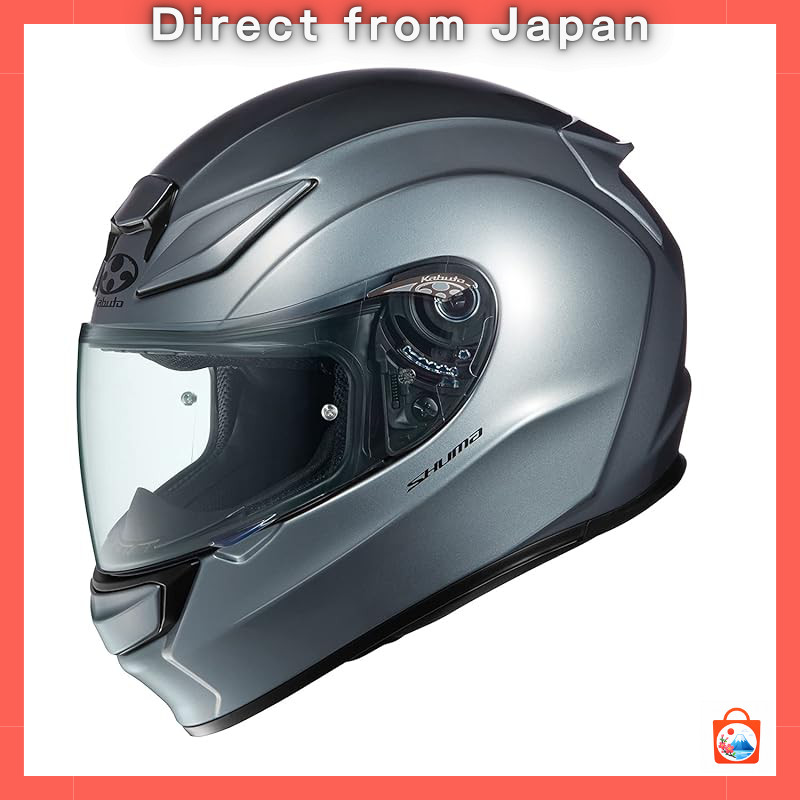 OGK KABUTO Full-Face Motorcycle Helmet SHUMA Pearl White (Size: S)