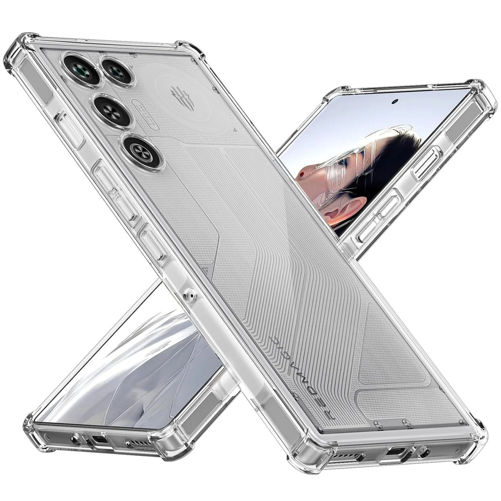 TPU โปร่งใสเคสโทรศัพท์สําหรับ ZTE NubiaRed Magic 11 Air Red Magic 11 Air ฝาครอบป้องกันกันกระแทกกลับ Shell Fundas