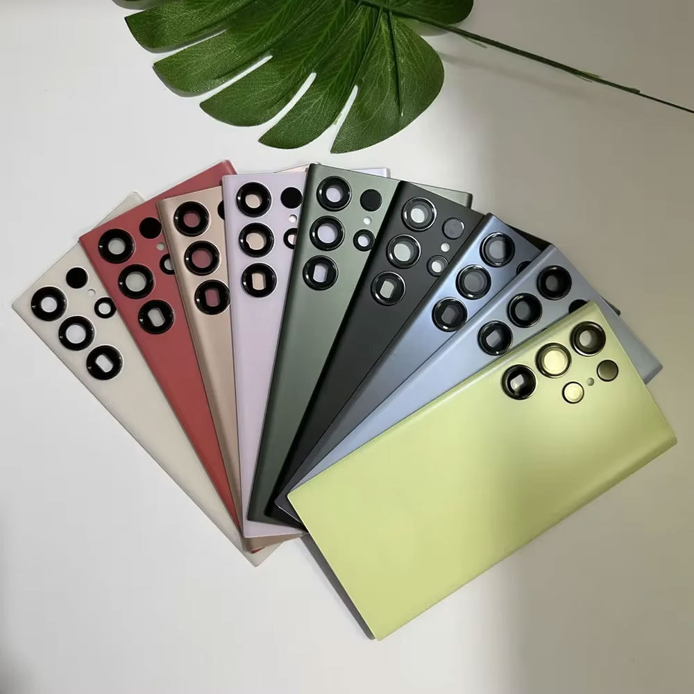 สําหรับ Samsung Galaxy S23 Ultra ฝาหลังแบตเตอรี่เปลี่ยนประตูสําหรับ Samsung S23 Ultra S918B, S918U, 