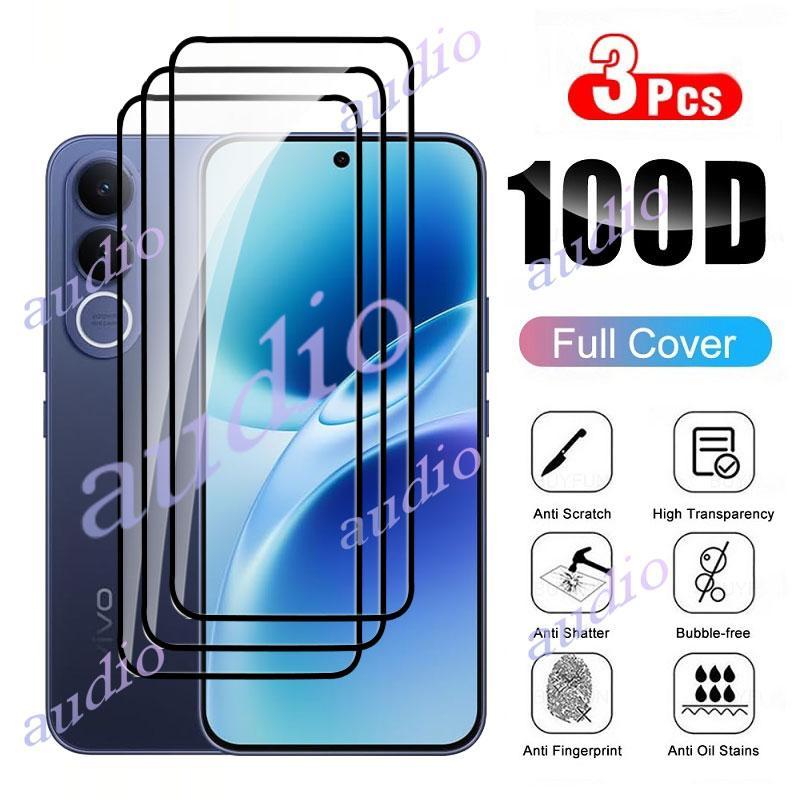 Vivo V70 FE 5G 3 ชิ้นกระจกนิรภัยสําหรับ vivo V70 FE Elite VivoV70 FE Elite 5G โทรศัพท์ป้องกันหน้าจอก