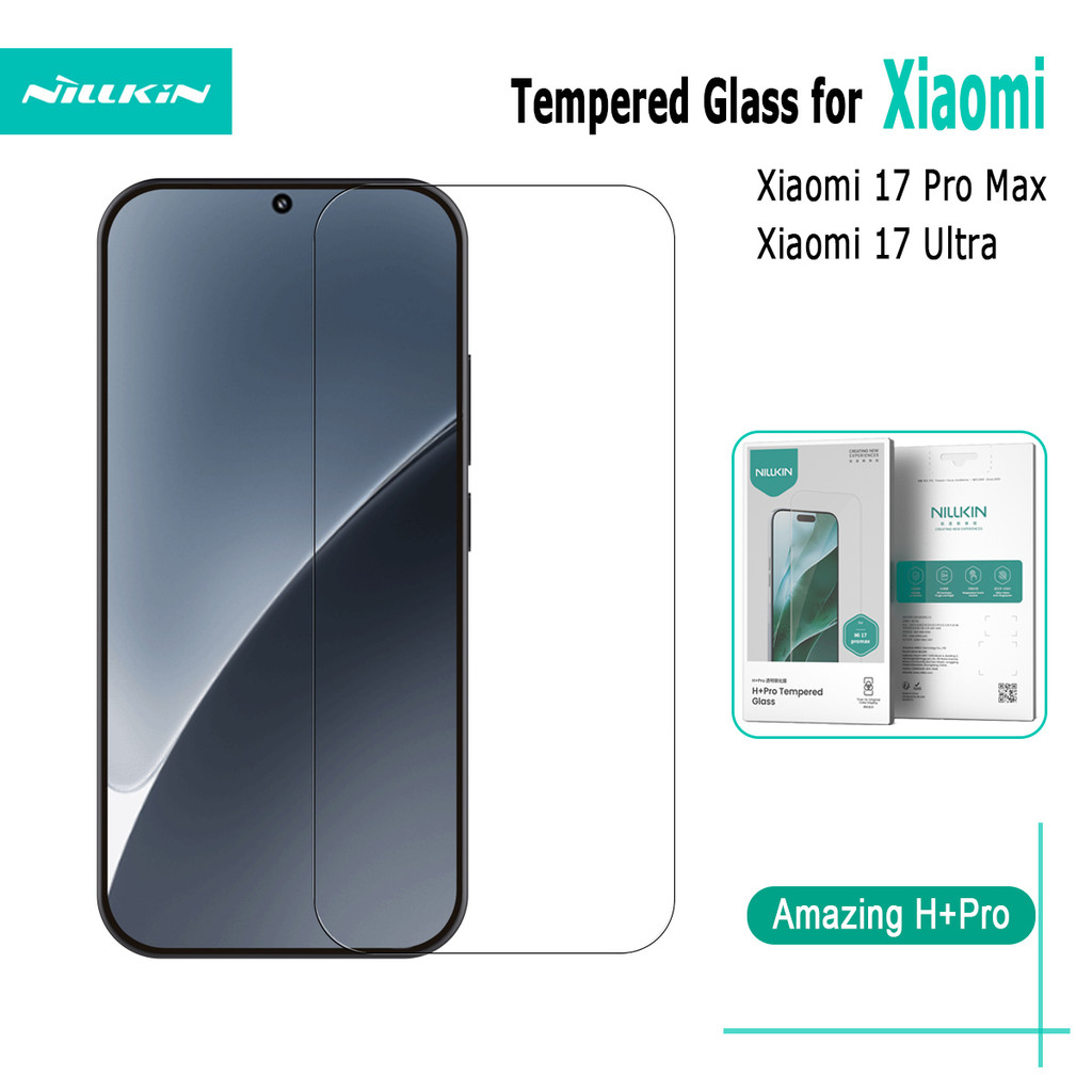 สําหรับ Xiaomi 17 Ultra กระจกนิรภัย Nillkin H + Pro ตัวป้องกันหน้าจอป้องกันการระเบิดที่ชัดเจนสูงสําหรับ Xiaomi 17 Pro Max