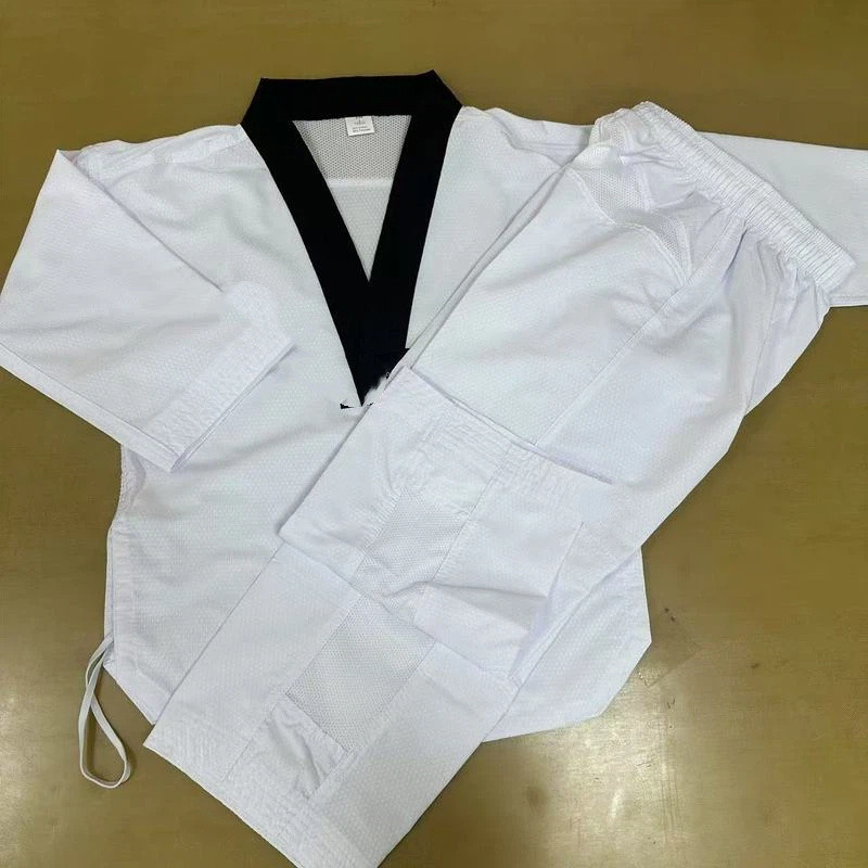 ผู้ใหญ่เด็กผู้ชายผู้หญิง Segmental Taekwondo การแข่งขันการฝึกอบรมลัทธิเต๋าเสื้อผ้า Plus Net