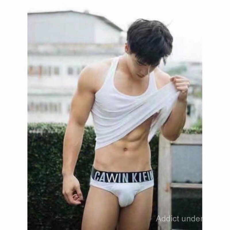 🔥พร้อมส่ง🔥กางเกงในชาย ทรงbrief ผ้าไนลอนผสม เนื้อผ้านิ่ม