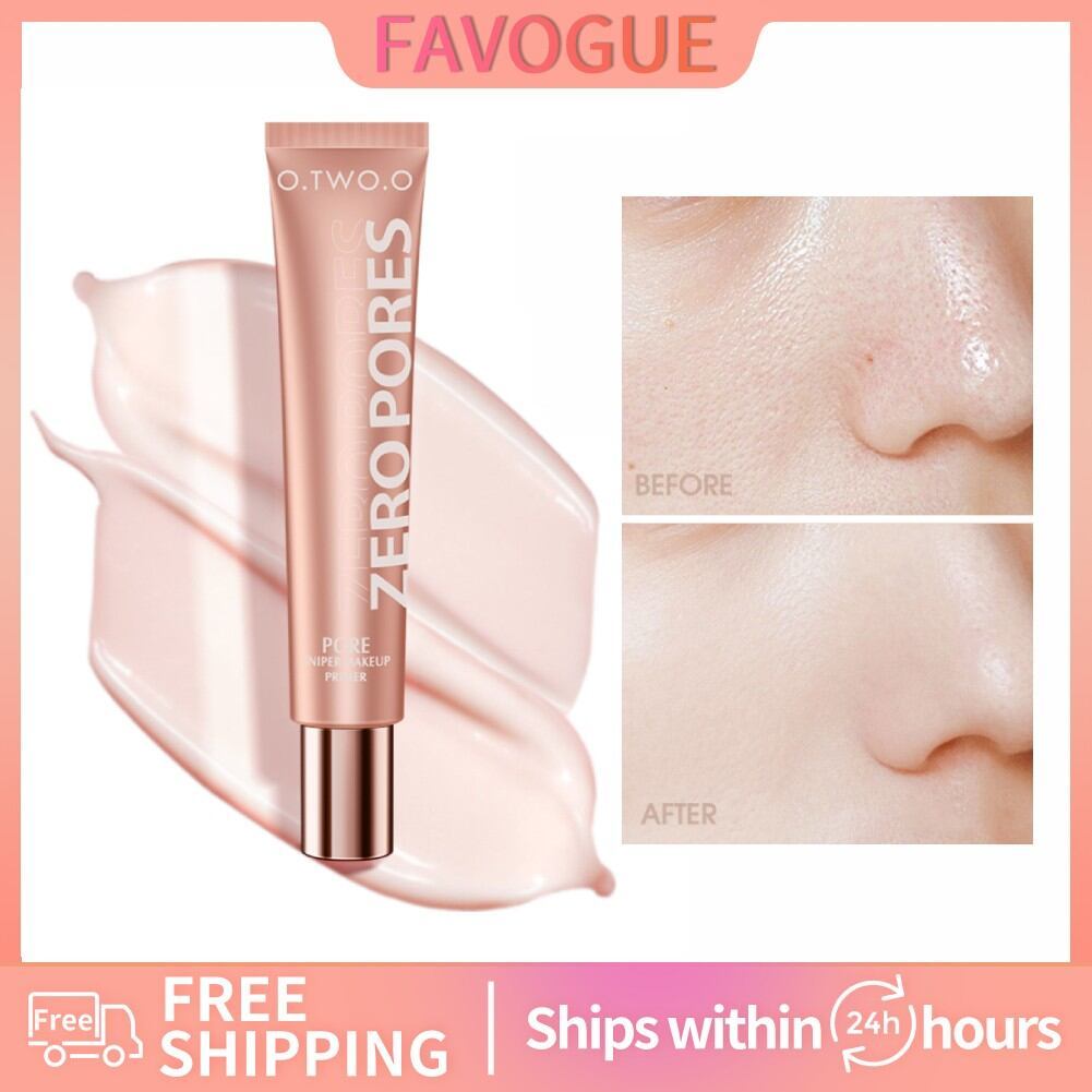 O.TWO.O 3 ชิ้น Face Makeup Primer Oil-Control Refreshing Moisture ที่มองไม่เห็นรูขุมขน Smooth แต่งหน
