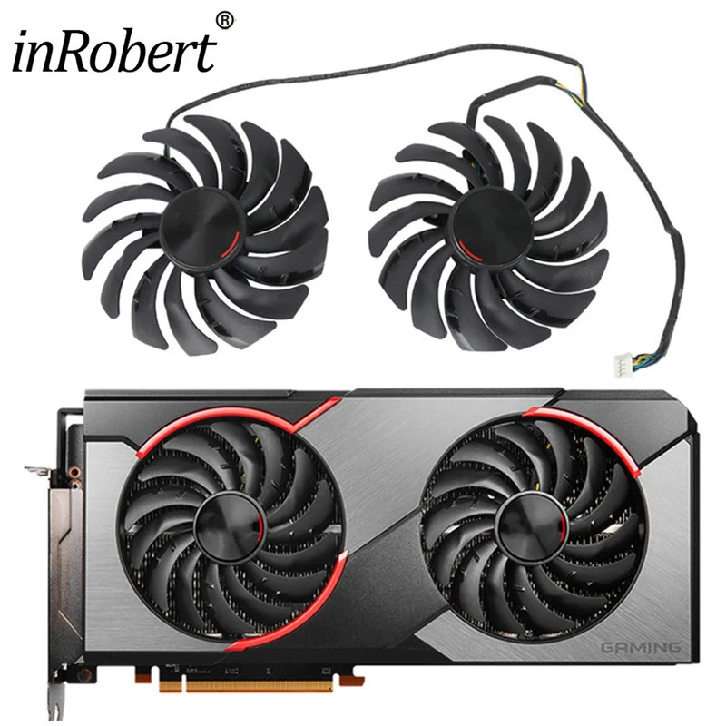 สําหรับ MSI Radeon RX 5700 5600 XT GAMING X Colliing พัดลม 95 มม.PLD10010S12H RX 5600 5700 XT GAMING