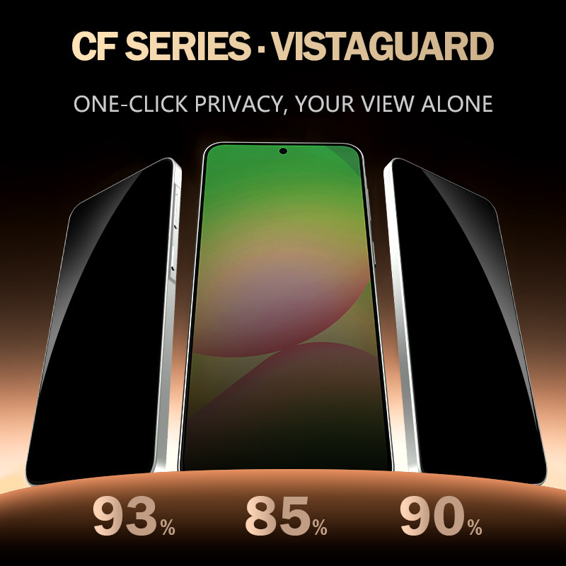 LeReach CF ความเป็นส่วนตัวฟิล์มกระจก Samsung Galaxy A37 A57 A27 5G Anti-Spy ป้องกันหน้าจอฟิล์ม