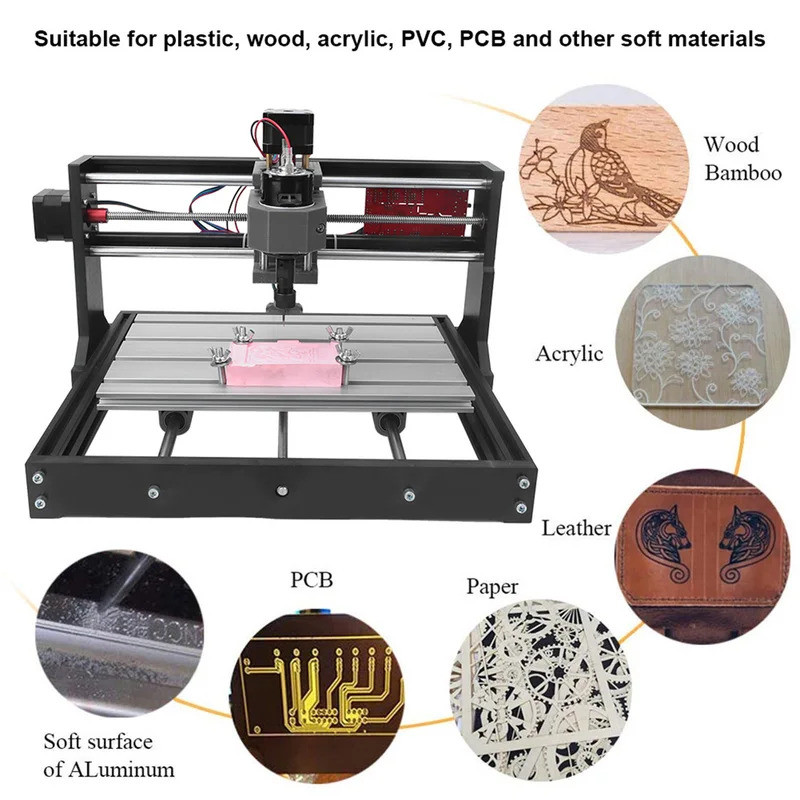 CNC 3018 PRO เครื่องแกะสลัก CNC เครื่องแกะสลัก CNC 3018 Pro/มินิเครื่องแกะสลัก DIY Router Kit สําหรั