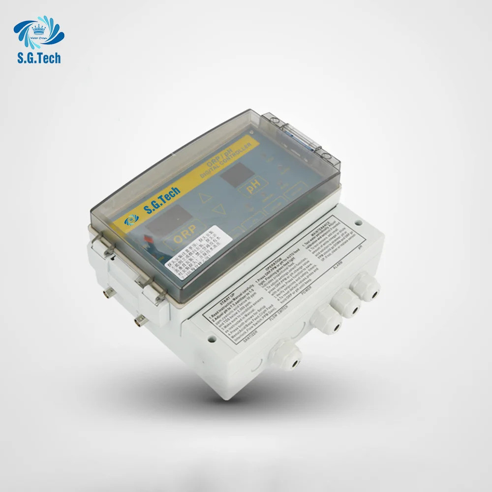 4 in 1 PH/ORP/สวิตช์ไหล/การเชื่อมต่ออัตโนมัติคุณภาพน้ํา Monitor Chemtrol-2000 Controller สําหรับสระว