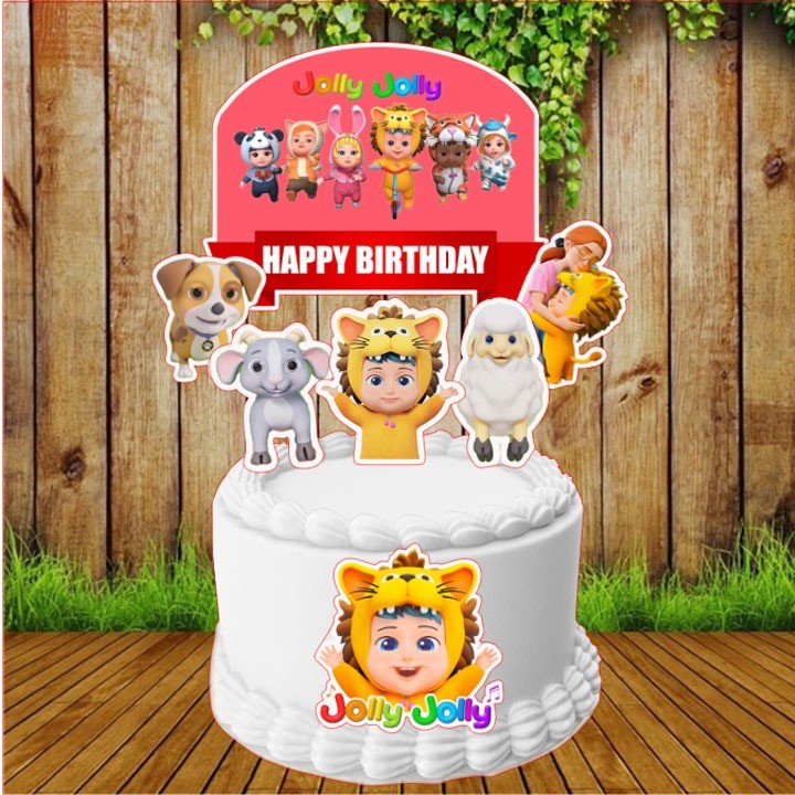 (Muchknow) JOLLY JOLLY CAKE TOPPER