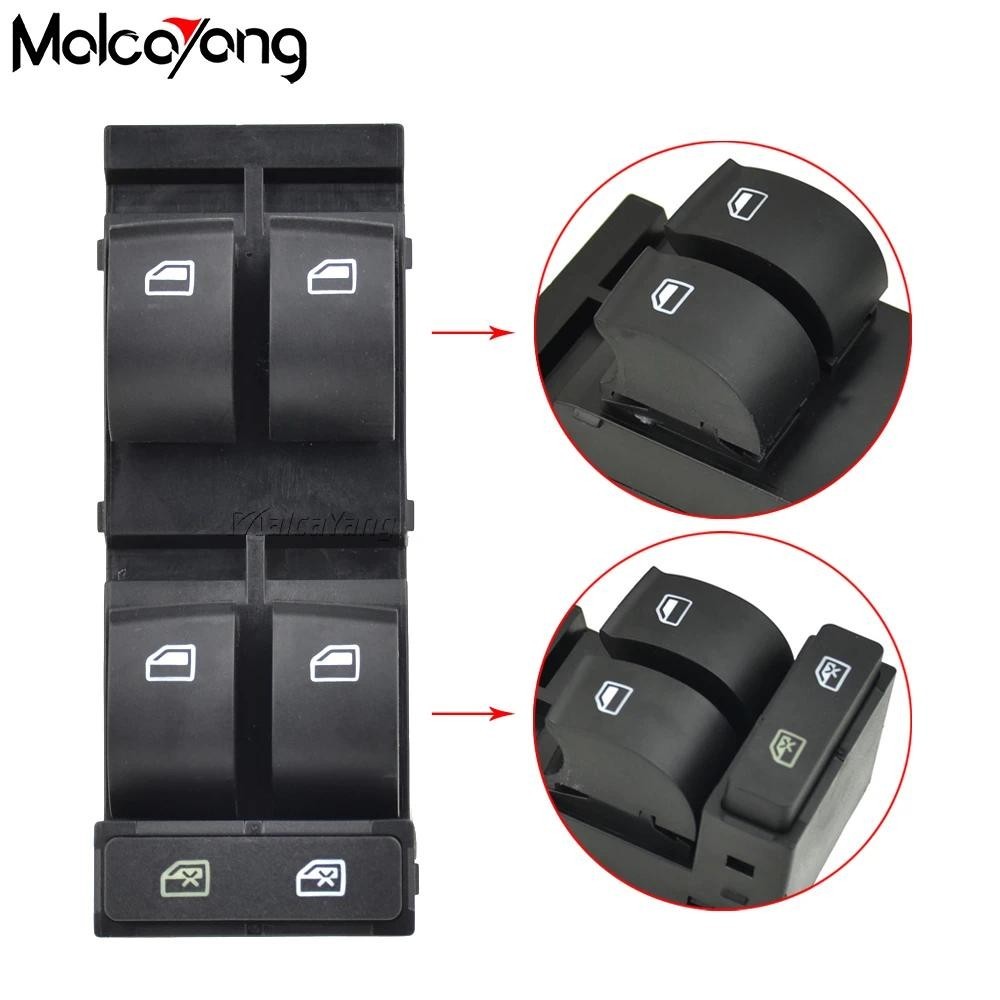 มือซ้ายใหม่ Master Power Window สวิทช์ปุ่มควบคุมสําหรับ Audi A3 A6 C5 RS6 S6 Allroad 4B0 959 851 4B0