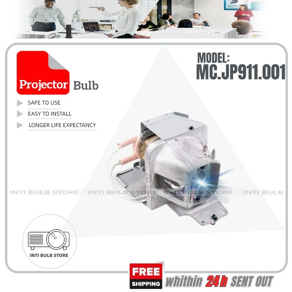 สําหรับ ACER โคมไฟโปรเจคเตอร์ MC.JP911.001 AS600 AW600 AX600 AWU1703 D1P1327 D1P1338 D1P1427 D506D D