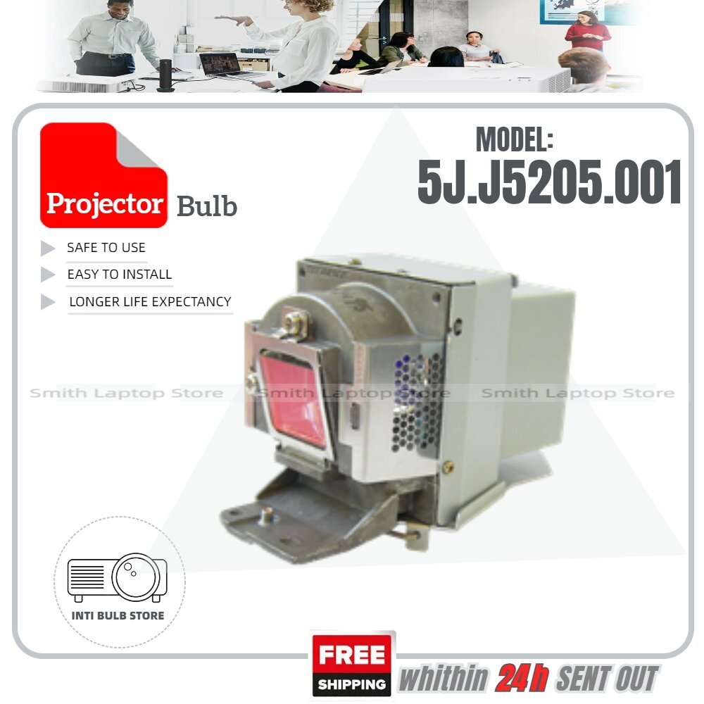 สําหรับ BENQ โปรเจคเตอร์โคมไฟ 5J.J5205.001 EP5127 MP500+ MS500 MS500+ MS500-V MS500P MX501 MX501V MX