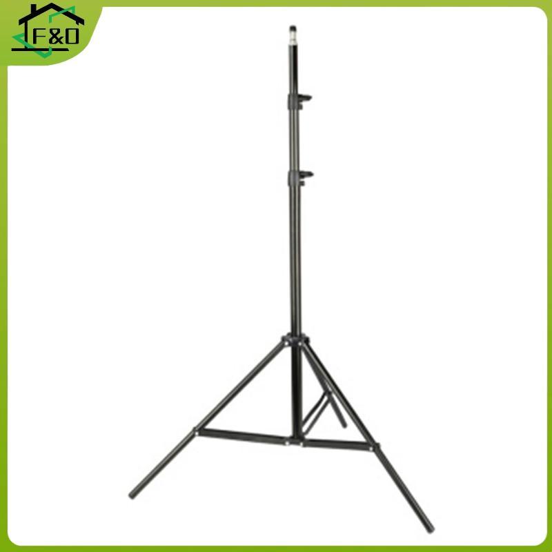 F&O 1.6M 2.1M Heavy Duty ขาตั้งไฟโลหะผสมโลหะขาตั้งกล้องสําหรับสตูดิโอถ่ายภาพ Softbox วิดีโอแฟลชสะท้อนแสง Baground Stand.