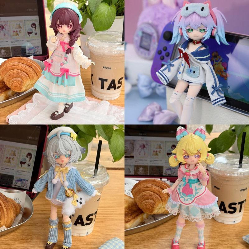 ของแท้ Escaping Wish Star Wish Girl Adventure Series 8 คะแนน BJD Mystery Box ตุ๊กตาอินเทรนด์เล่น MJD Action Figure
