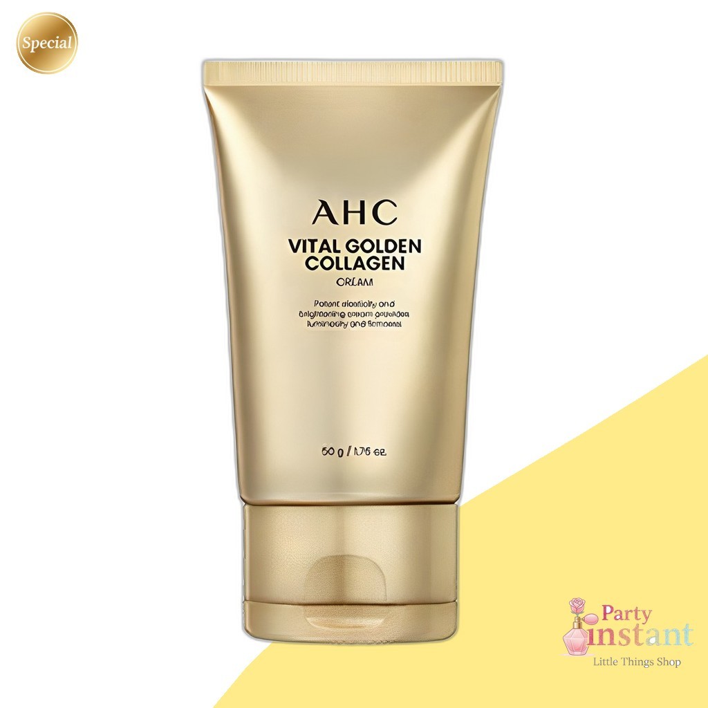 [ahc] Vital Golden Collagen Cream, 50g (1 ชิ้น) / ครีมคอลลาเจนเกาหลี / Radiant Finish / ของแท้ 100% 