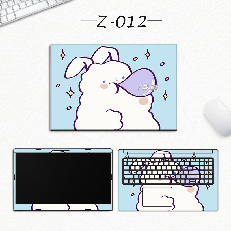 ASUS Vivobook Pro 15 OLED D6500Q 3pcs ABC ไม่มีสารตกค้าง Costomized คอมพิวเตอร์แล็ปท็อป Precut Decal