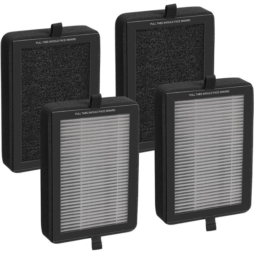 ฟิลเตอร์ทดแทน LV-H128 4 แพ็คสําหรับเครื่องฟอกอากาศ Levoit ใช้ได้กับเครื่องฟอกอากาศ LV-H128 / PUURVSA