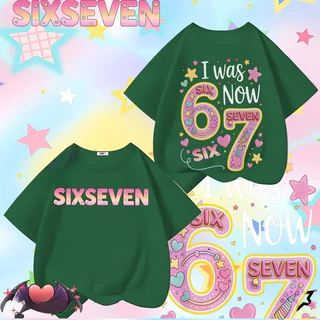 เด็กชายและเด็กหญิงแขนสั้น T เสื้อยืดเด็ก 6 7 (SIX SEVEN) ตัวการ์ตูน Tee หลวม Fit เสื้อยืด Unisex