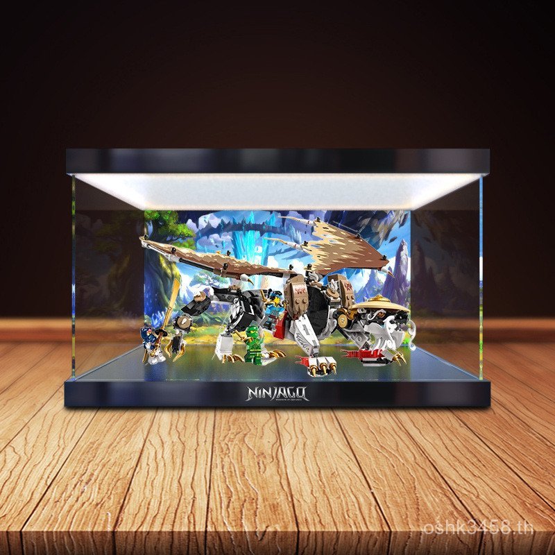 รุ่นที่มีรูปไปอะคริลิ71809ทาสีมังกรกล่องเก็บเหมาะสําหรับแสงพิเศษโทยี่อาคารบล็อกประกอบ วีดีแอล