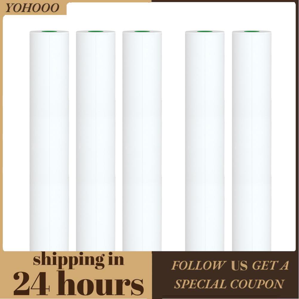 Yohooo Yohooo กระดาษความร้อน A4 สำหรับเครื่องพิมพ์พกพา ม้วนการพิมพ์คุณภาพ รูปภาพในอุดมคติ บันทึกใบเส