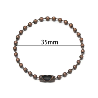 10-50ชิ้น โซ่ไข่ปลา (11-12cm) หลากสี พวงกุญแจโซ่ลูกปัด สำหรับห้อยป้ายชื่อ DIY อุปกรณ์เครื่องประดับ พรีเมียม