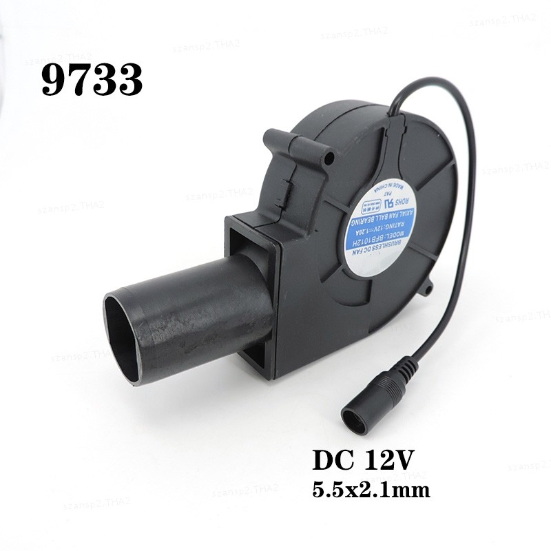 9733 Turbo Centrifugal Fan Blower 12V 97*97*33 มม.DC cooling Brushless 97 มม.Blower Cooler พัดลมสําห