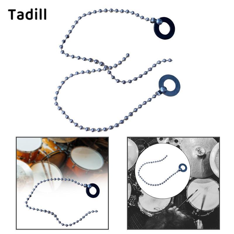 [negjsg] Cymbal Chain ชิ้นส่วนกลองแจ๊สแบบพกพาขี่กลองแจ๊สอุปกรณ์เอฟเฟกต์ที่เสถียร