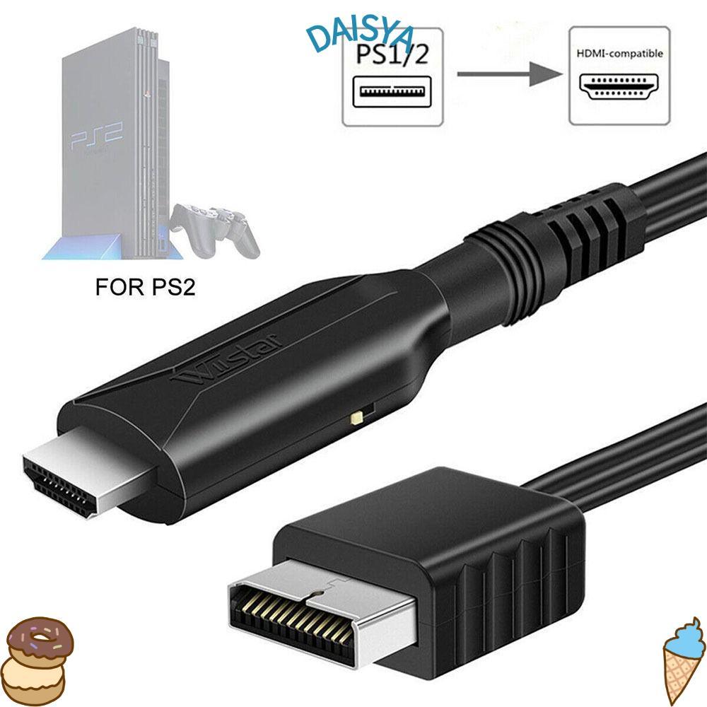 DAISYA Audio Video Converter Cable Full HD Full HD Cable Adapte HD Converter PS2 เป็น HDMI-compatiba