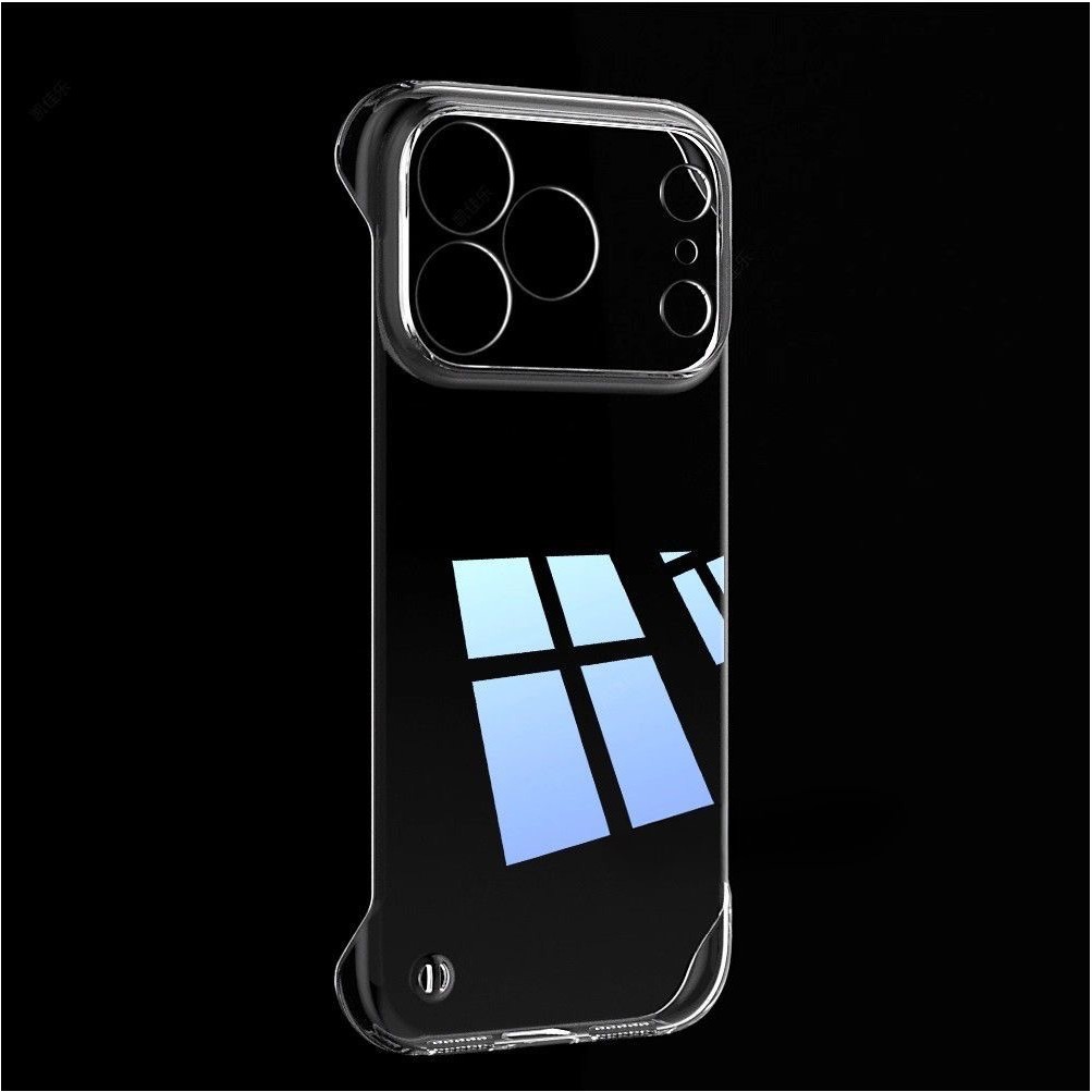 Ultra Thinโปร่งใสFrameless HardสําหรับiPhone air 17 16e รูปที่ 6