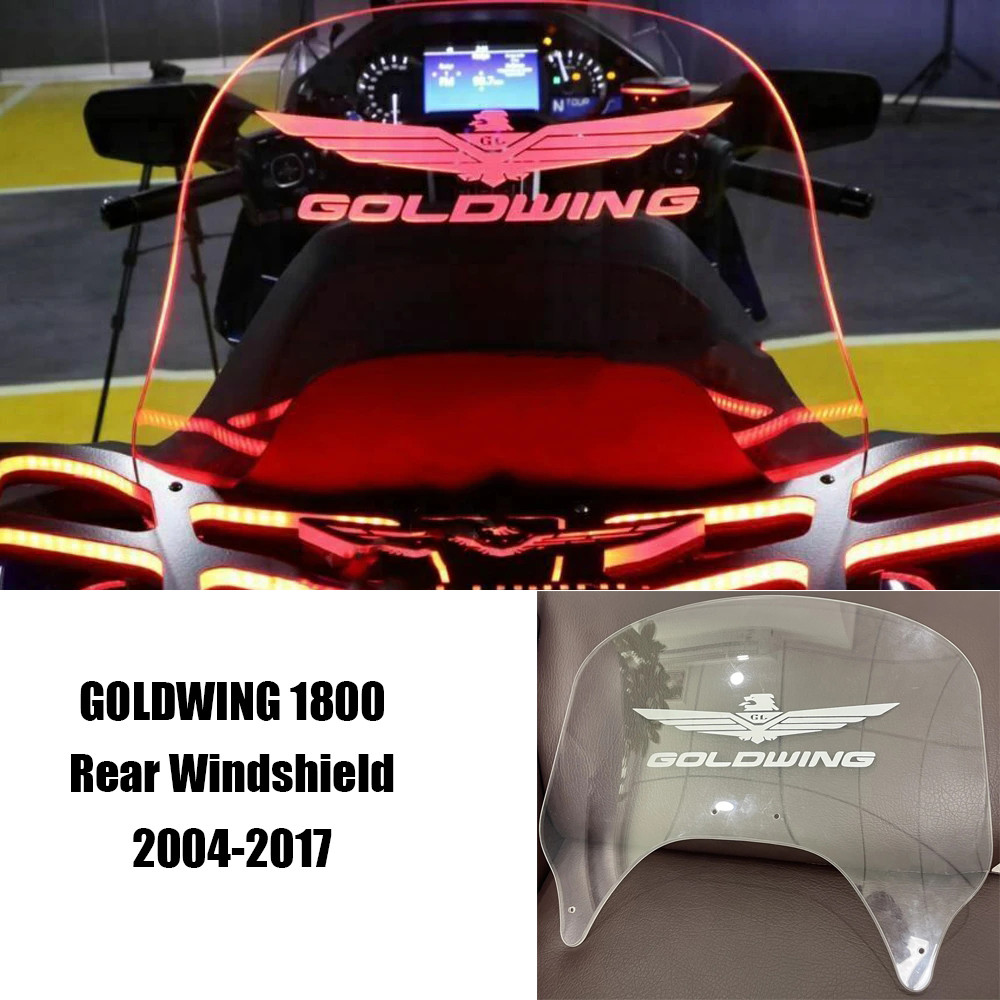 ZGoldwing 1800 GL1800 รถจักรยานยนต์ด้านหลังกระจก Deflector สําหรับ Honda Goldwing 1800 2004-2017 กระ