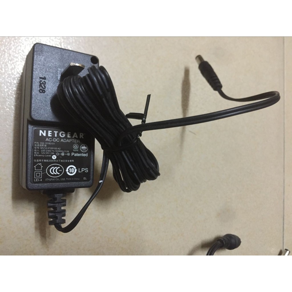 baseus universal travel adapter ตาข่าย NETGEAR เราเตอร์ไร้สายสายไฟ12V1A1.0อะแดปเตอร์ MV12-Y120100-A2