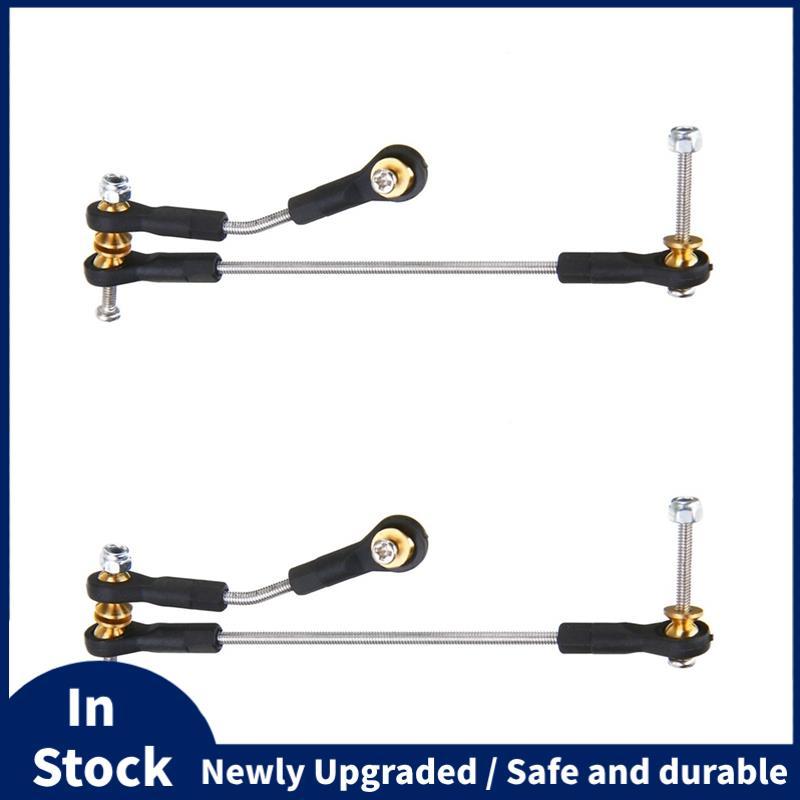 2 ชุดพวงมาลัย Link Servo Link Rod พวงมาลัยสําหรับ C14 C24 C34 B1 B14 B24 B16 B36 1/16 RC รถอะไหล่