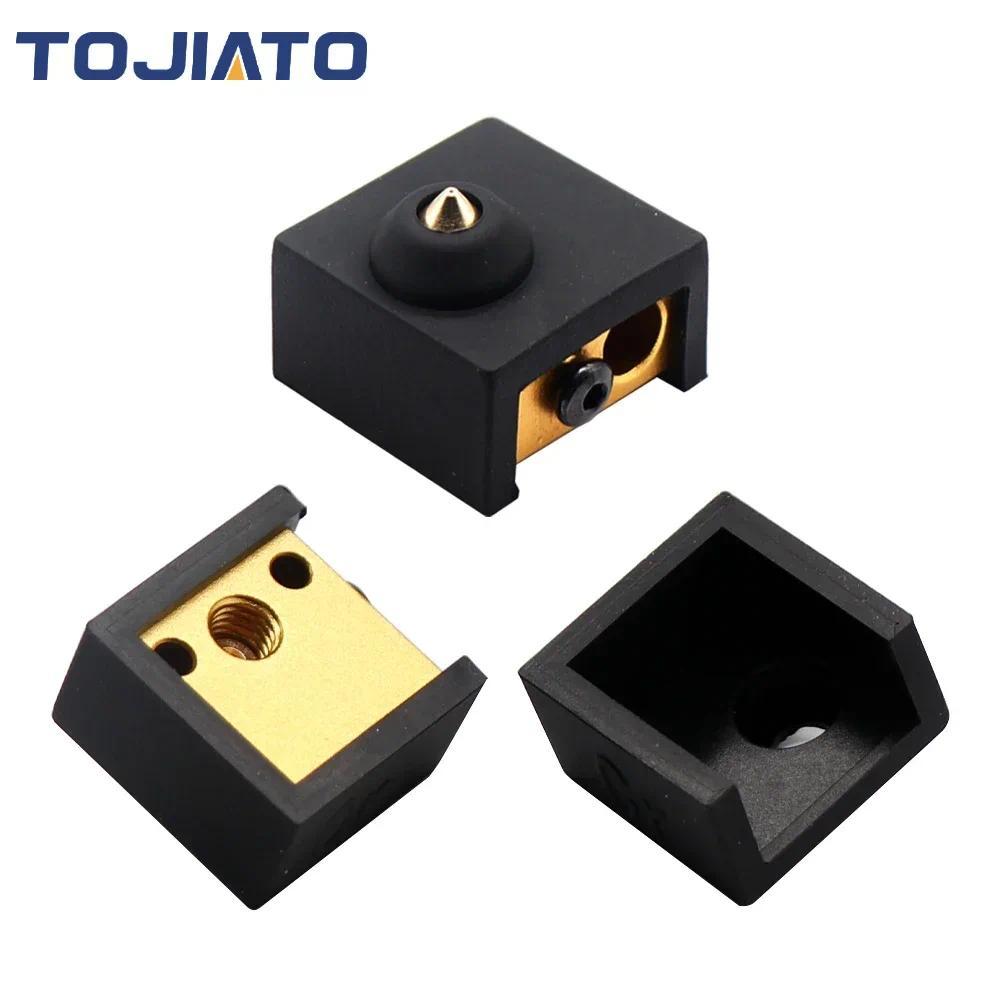 1-20pcs 3D เครื่องพิมพ์ Hotend ซิลิโคนถุงเท้าเครื่องทําความร้อนบล็อกซิลิโคนสําหรับ Ender 3/Ender 3 V2/Ender 5 Pro/CR-10 MK7 MK8 ราคา ถูกที่สุด ดีลบีเคเค แกลเลอรีภาพที่ 5