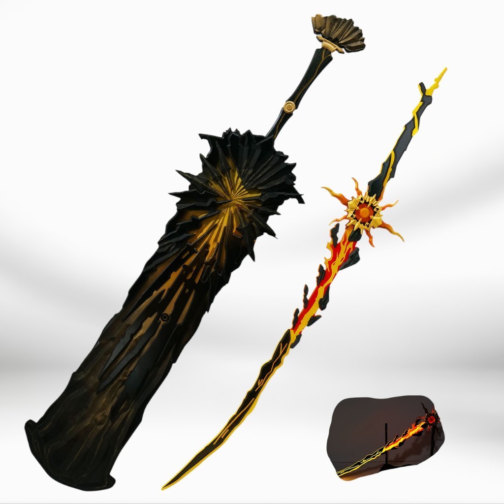 [Pre Order]  งานสั่งทำ ดาบหนักออคัสต้า Augusta Greatsword ดาบแบบมีไฟLED ของ Augusta ออคัสต้า จากเกม 