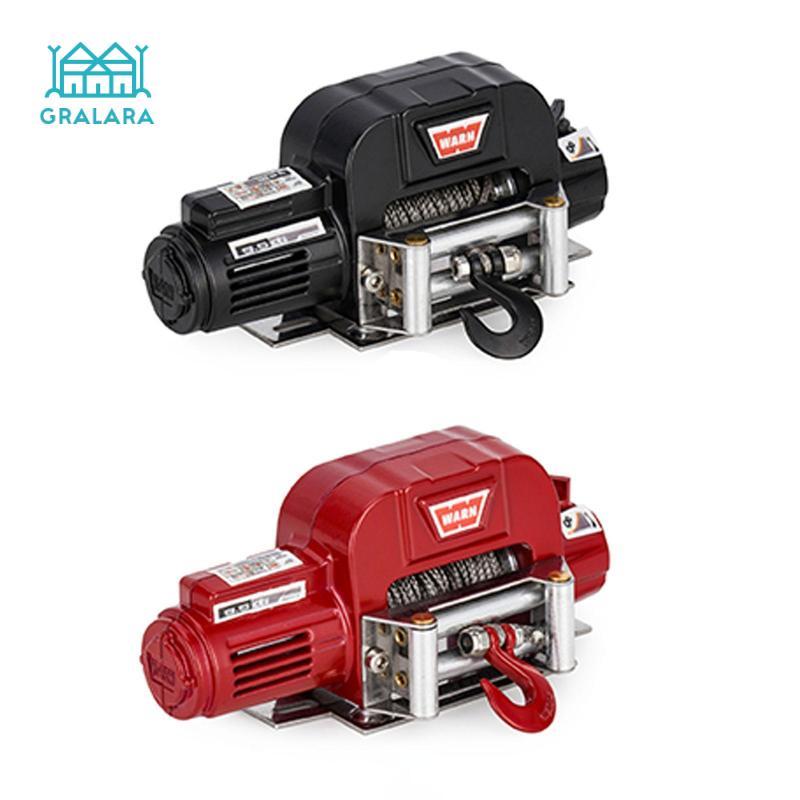 [Gralara] รถโมเดล Winch RC รถ Winch มินิไฟฟ้าโลหะ Winch อุปกรณ์เสริม RC Winch ของเล่นจําลองอุปกรณ์โล