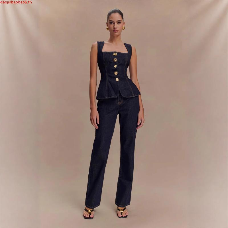 Mc Jeans กางเกงยีนส์ผู้ชาย ทรงกระบอกขาตรง (Straight) สียีนส์เข้ม MAIP176