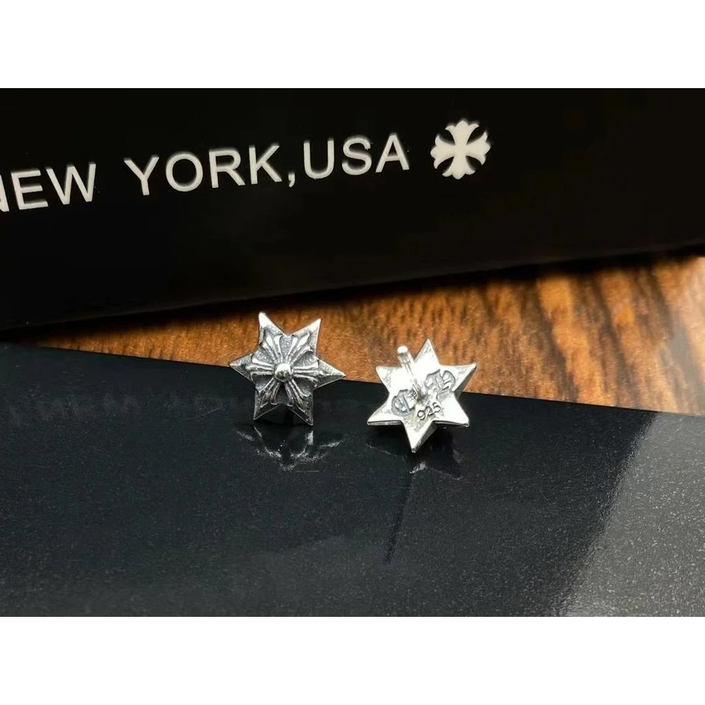 ต่างหู Chrome Hearts แบบ.Hexagram น้ำหนักรวมประมาณ 1.7 กรัม