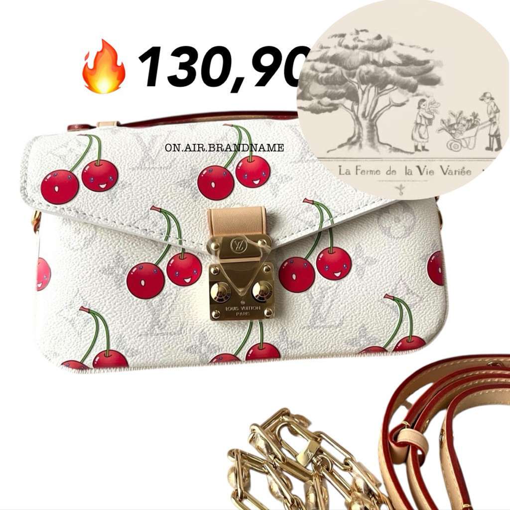 New LV x TM pochette metis east west คอลเชอร์รี่ cherry ต้องสะสม