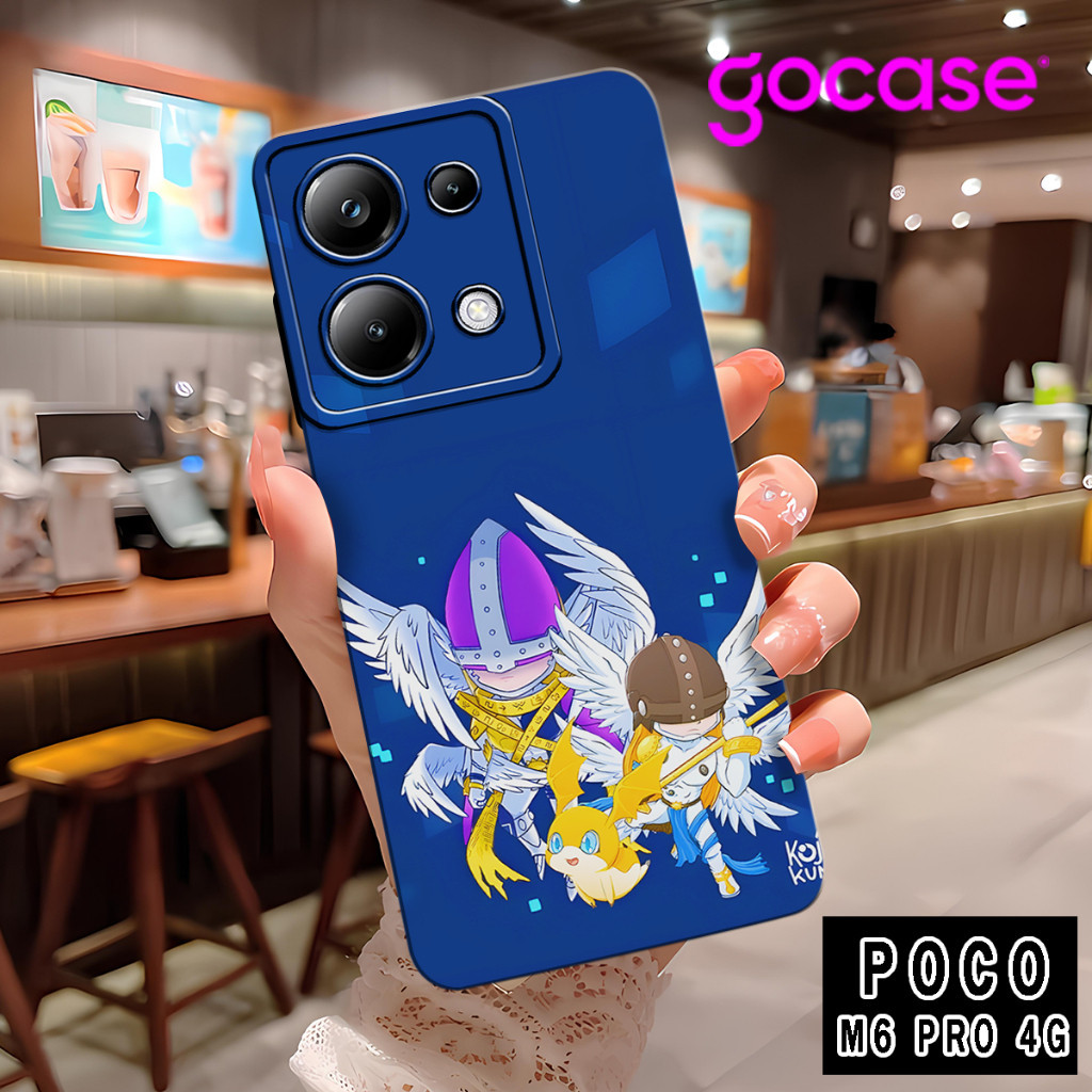 ( DTF 7) ยางยืดหยุ่น softcase สําหรับ Poco x6 5G l Poco m6 pro 4G l Redmi note 13 pro 5G l Redmi not