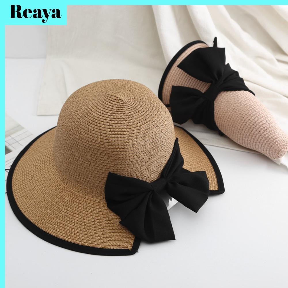 REAYA หมวกพับได้ผู้หญิง Bucket Lady Sun Hat