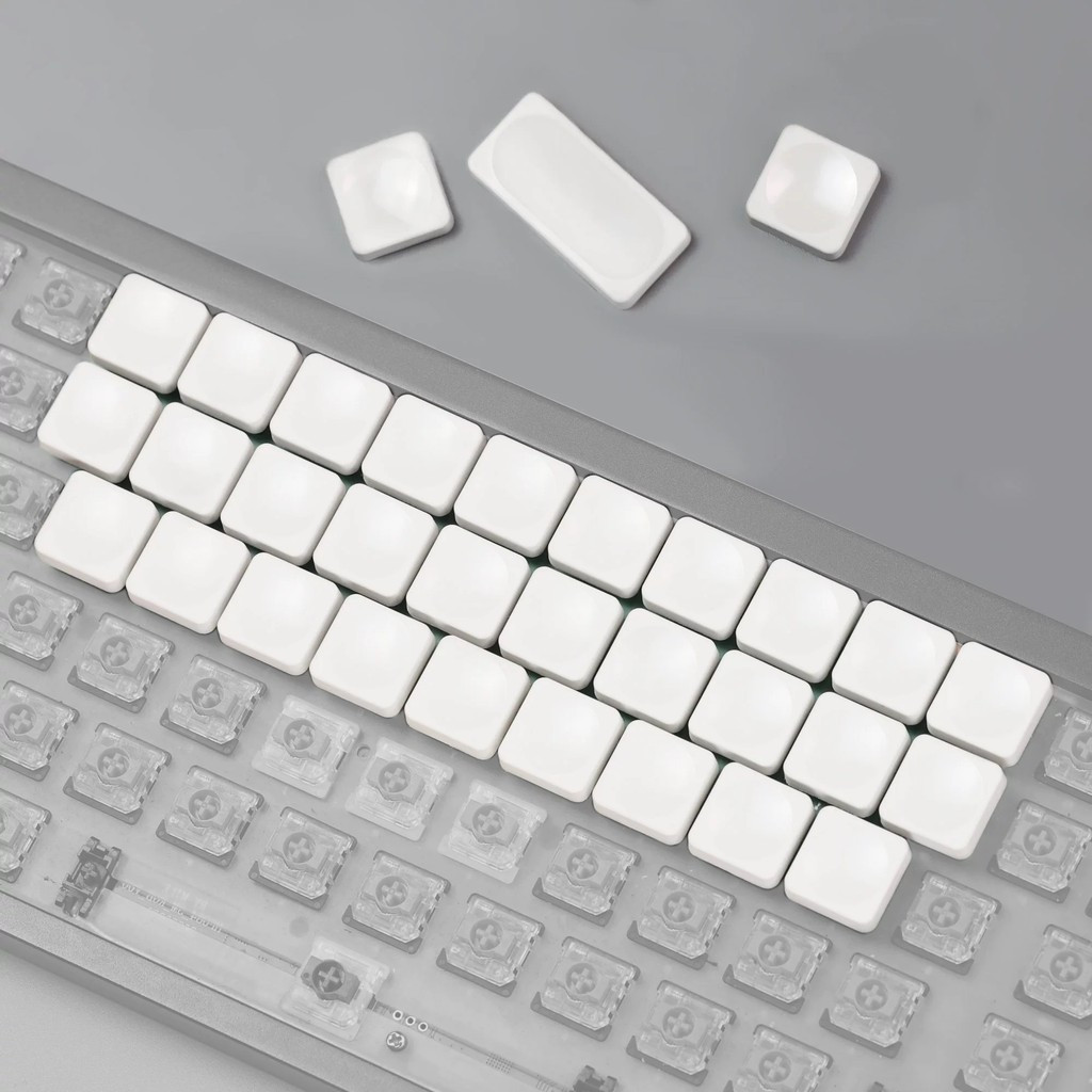 PBT Dye-Sublimation Mahjong Keycaps, ปุ่มกดคีย์บอร์ดแบบกลไก Low-Profile บางเฉียบ