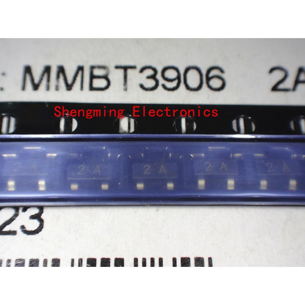 100 ชิ้น MMBT3906 2N3906 2A SOT-23 ทรานซิสเตอร์ SMD