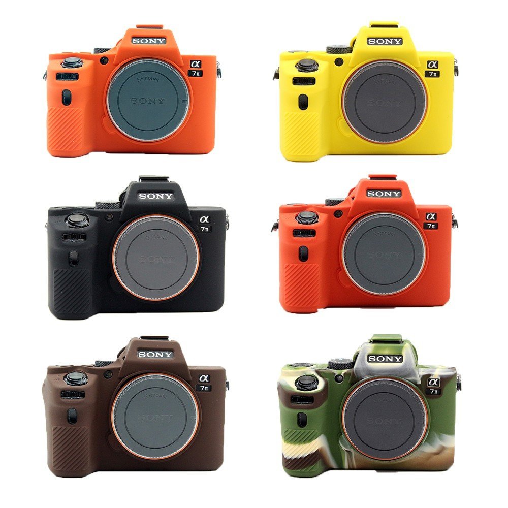 For Sony A7 II A7II A7R mark2 a7s2 A7R2  Silicone Camera Bag Soft Silicone Camera Protective Case