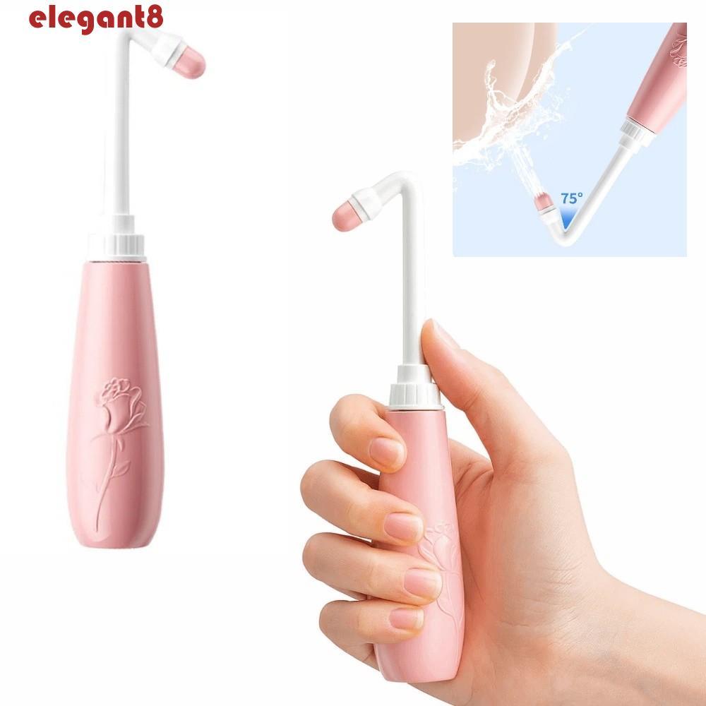 ELEGANT แบบพกพา Bidet Sprayer, 500ml Ergonomic มือถือ Bidet, ส่วนบุคคลทําความสะอาดนุ่มมือถือหัวฉีดสเ