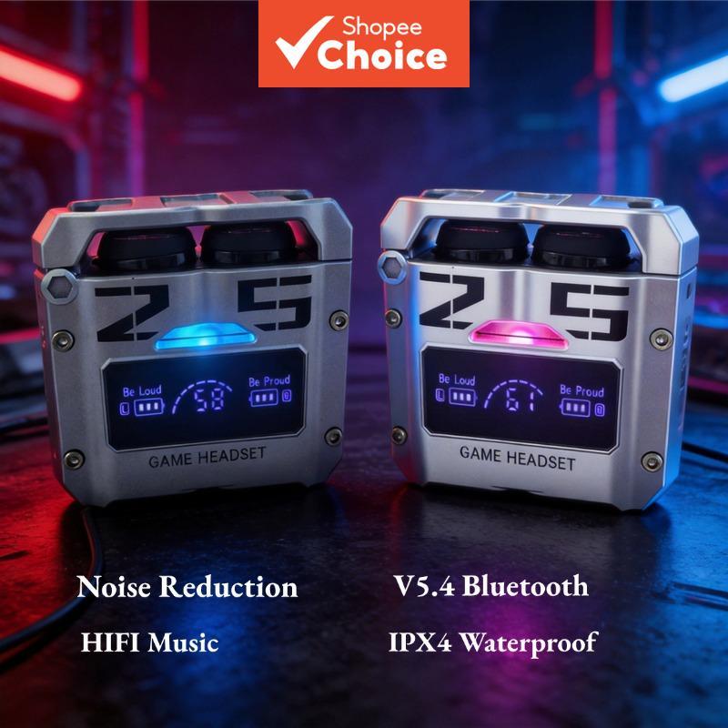 Senbenbao M25 หูฟังเอียร์บัดแบบ TWS กันน้ํา พร้อมหน้าจอ LED เสียงรอบทิศทาง บลูทูธ พร้อมชาร์จสํารองใน