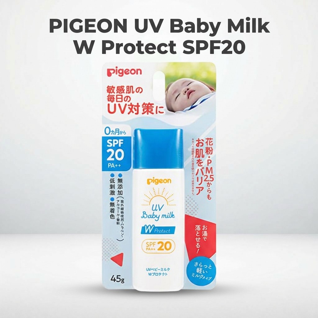 PIGEON UV Baby Milk W Protect SPF20 45g