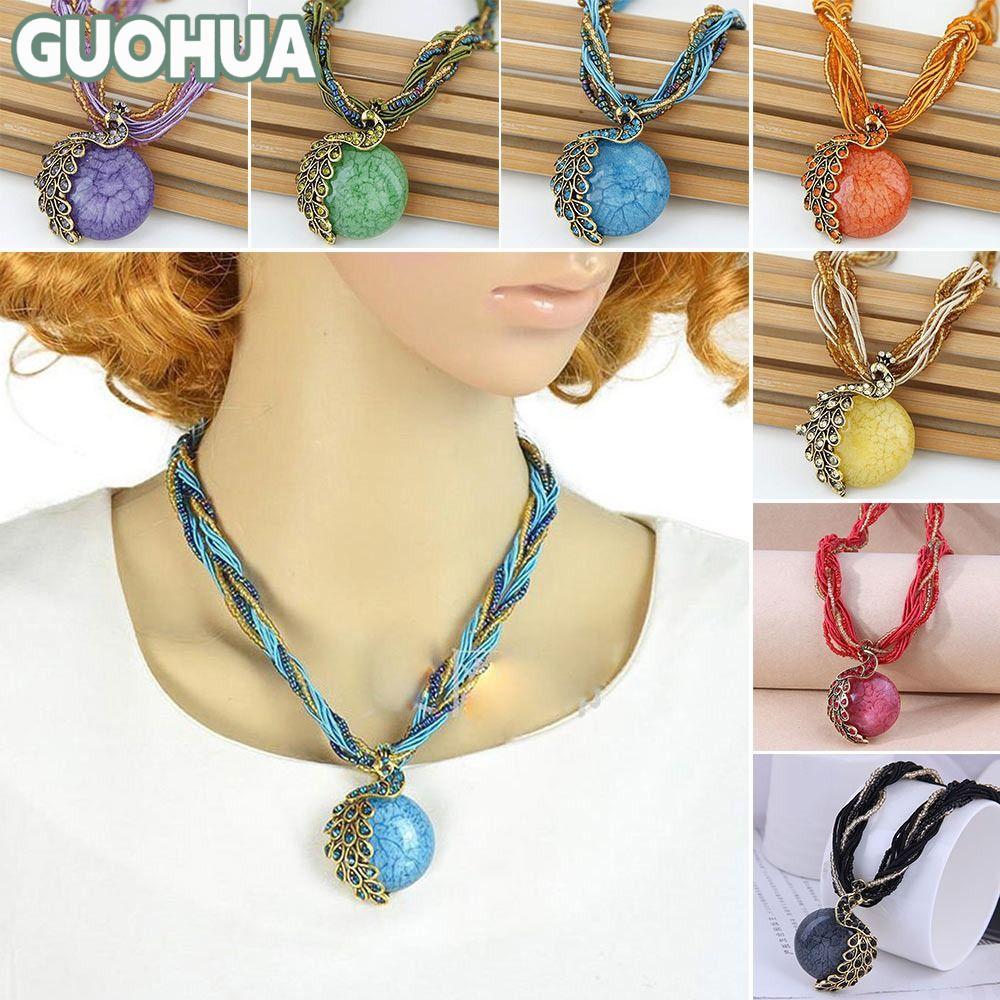 IKESOMUE Retro สร้อยคอคุณภาพสูง Hot Bohemian Style Accessories