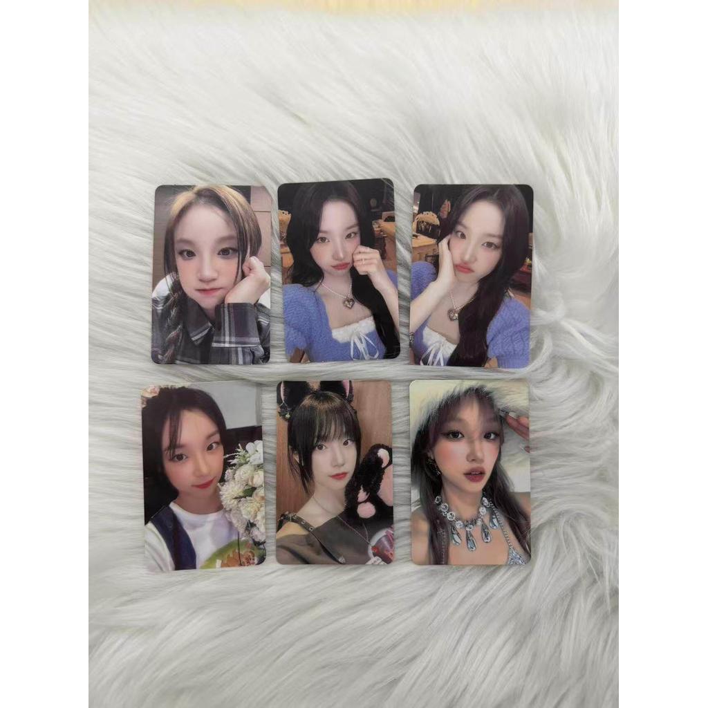 GIDLE เด็กเพลง Yuqi หิมะหมวก Cat Claw รูปร่างการ์ด GIDLE เด็กเพลง Yuqi การ์ดเล็กฟอง MoERTUTY
